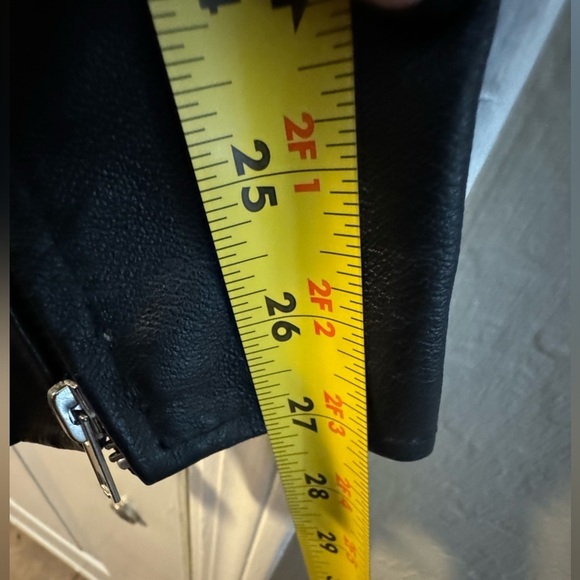 Leather Biker Moto Jacket Custom Embroidered Eagle Motorcycle Lined Medium - Picture 12 of 16